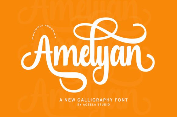 Amelyan: The Friendly Script Font for Small Business Branding