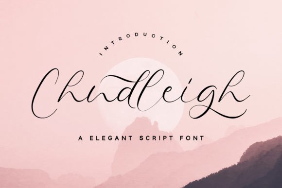 Chudleigh: A Modern Script Typeface for Editorial Excellence