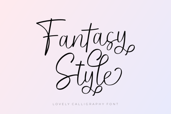 Fantasy Style: A Graceful Script Font for Elegant Branding