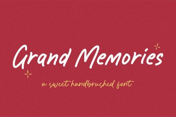 Grand Memories: The Sweet Script Font for Handmade Creators