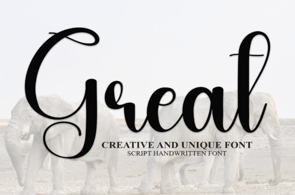 Great: A Handwritten Typeface That Brings Warmth to Editorial Design