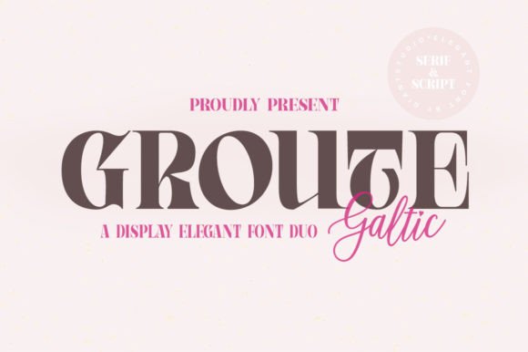 Groute: The Elegant Serif Typeface for Modern Editorial Design
