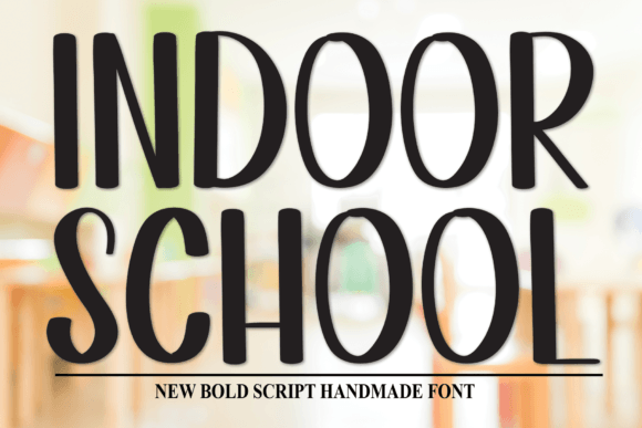 Indoor School: The Handwritten Typeface for Scroll-Stopping Campaigns