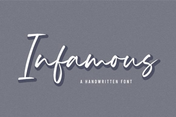 Infamous: The Script Amp Typeface That Elevates Campaign Visuals