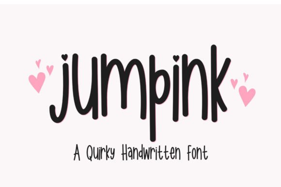 Jumpink: A Sweet Handwriting Typeface for Modern Web Design