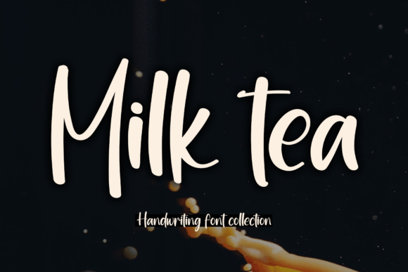 Milk Tea: A Handwritten Typeface That Brings Luxury to Digital Branding