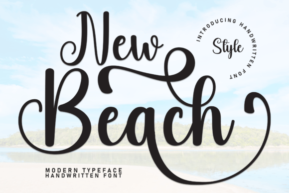 New Beach: The Perfect Handwritten Font for Your Craft Projects
