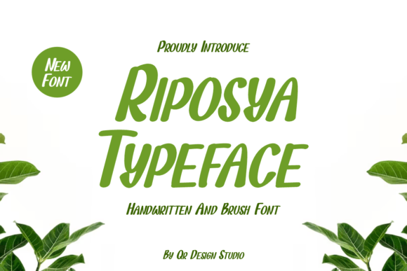 Riposya Typeface: The Bold Font for Authentic Brand Identity
