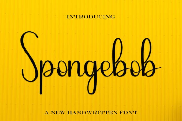 Spongebob: The Handwritten Typeface That Elevates Digital Design