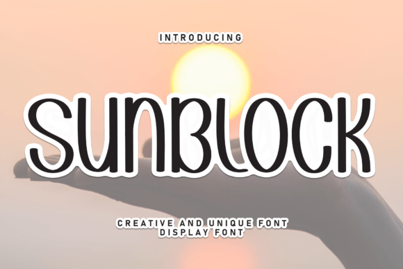 Sunblock: A Handwritten Typeface for Warm Editorial Design