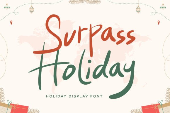 Surpass Holiday: A Playful Typeface for Festive Web Experiences