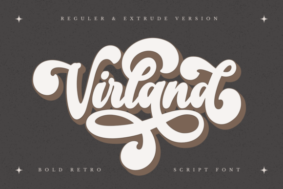 Virland: The Bold Script Typeface for Campaigns That Demand Attention