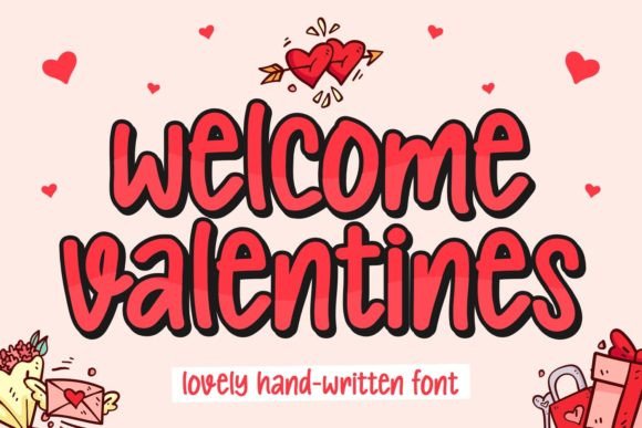 Welcome Valentines: A Handwritten Font for Modern Web Design